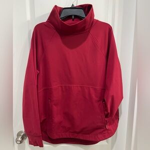 Red Athletic Pullover